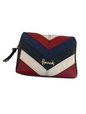 HARRODS STRIPED POUCH